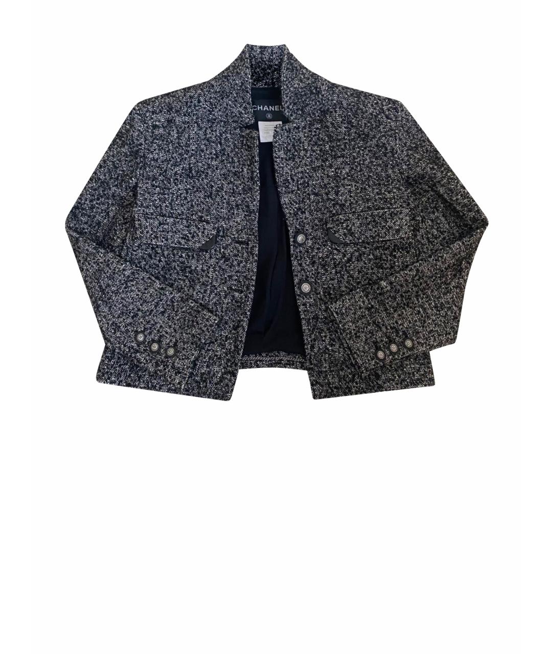 CHANEL Твидовый жакет/пиджак, фото 1