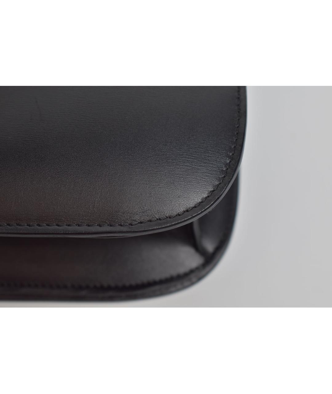 CELINE Черная кожаная сумка через плечо, фото 6