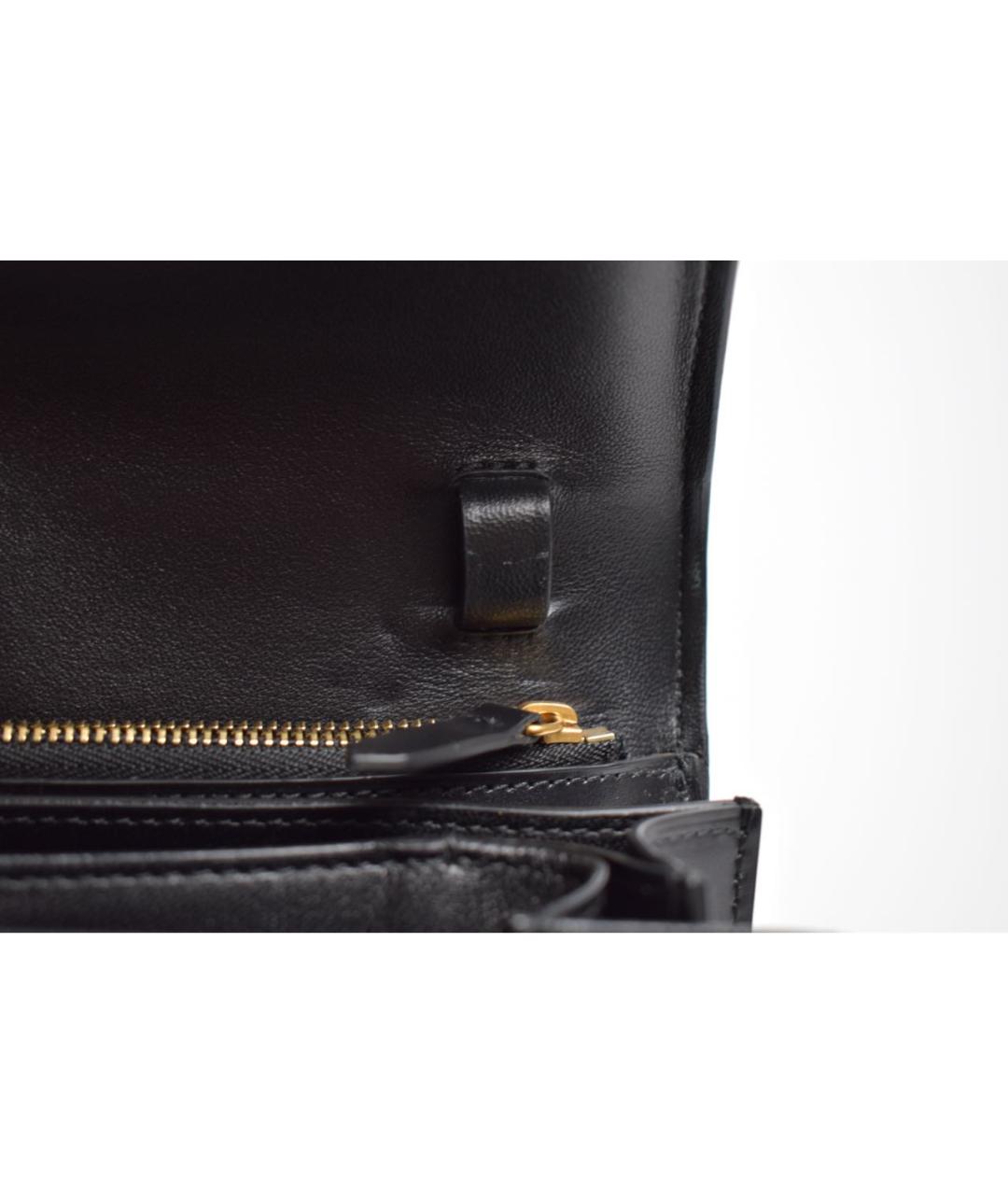 CELINE Черная кожаная сумка через плечо, фото 7