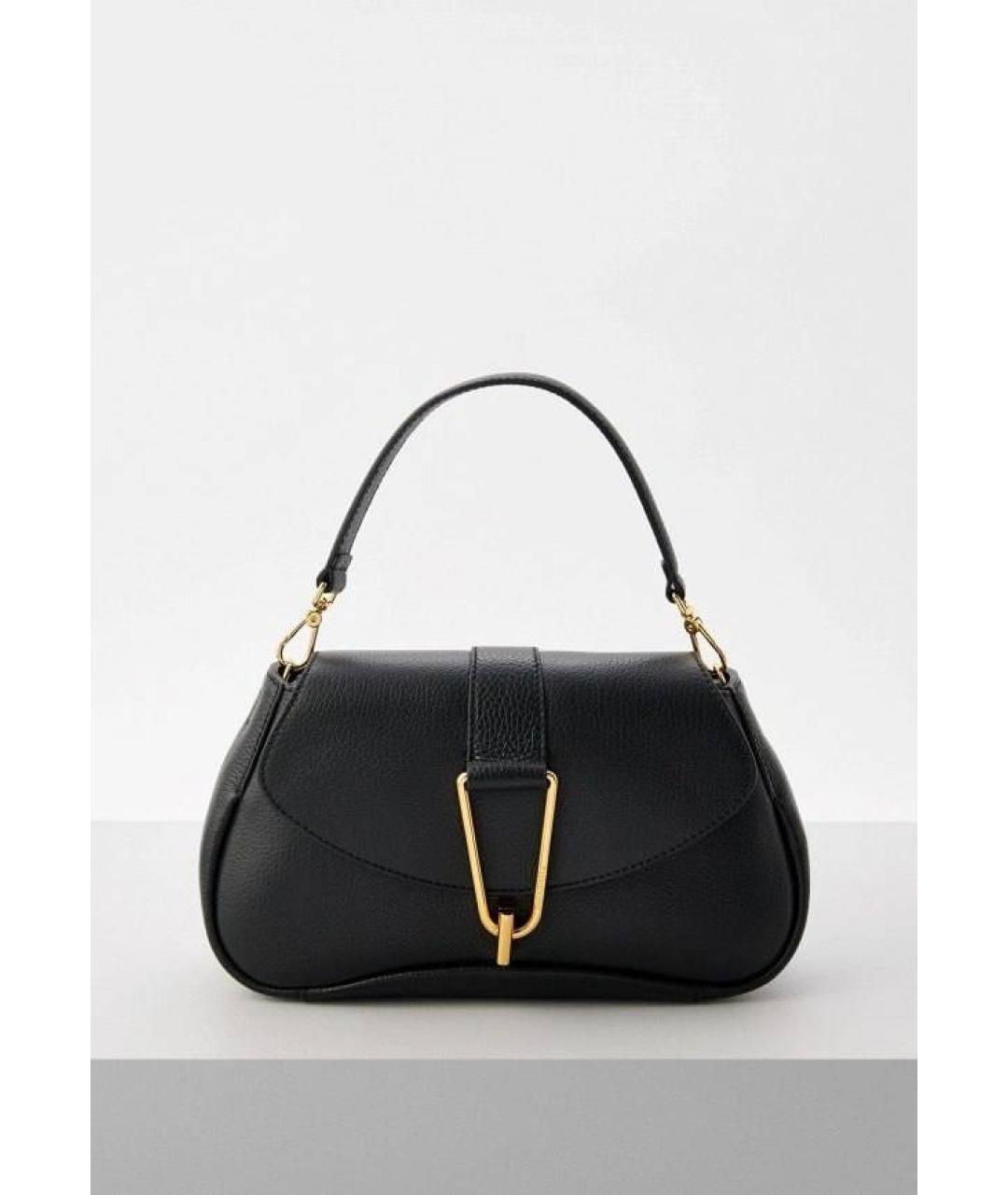 COCCINELLE Черная кожаная сумка через плечо, фото 6