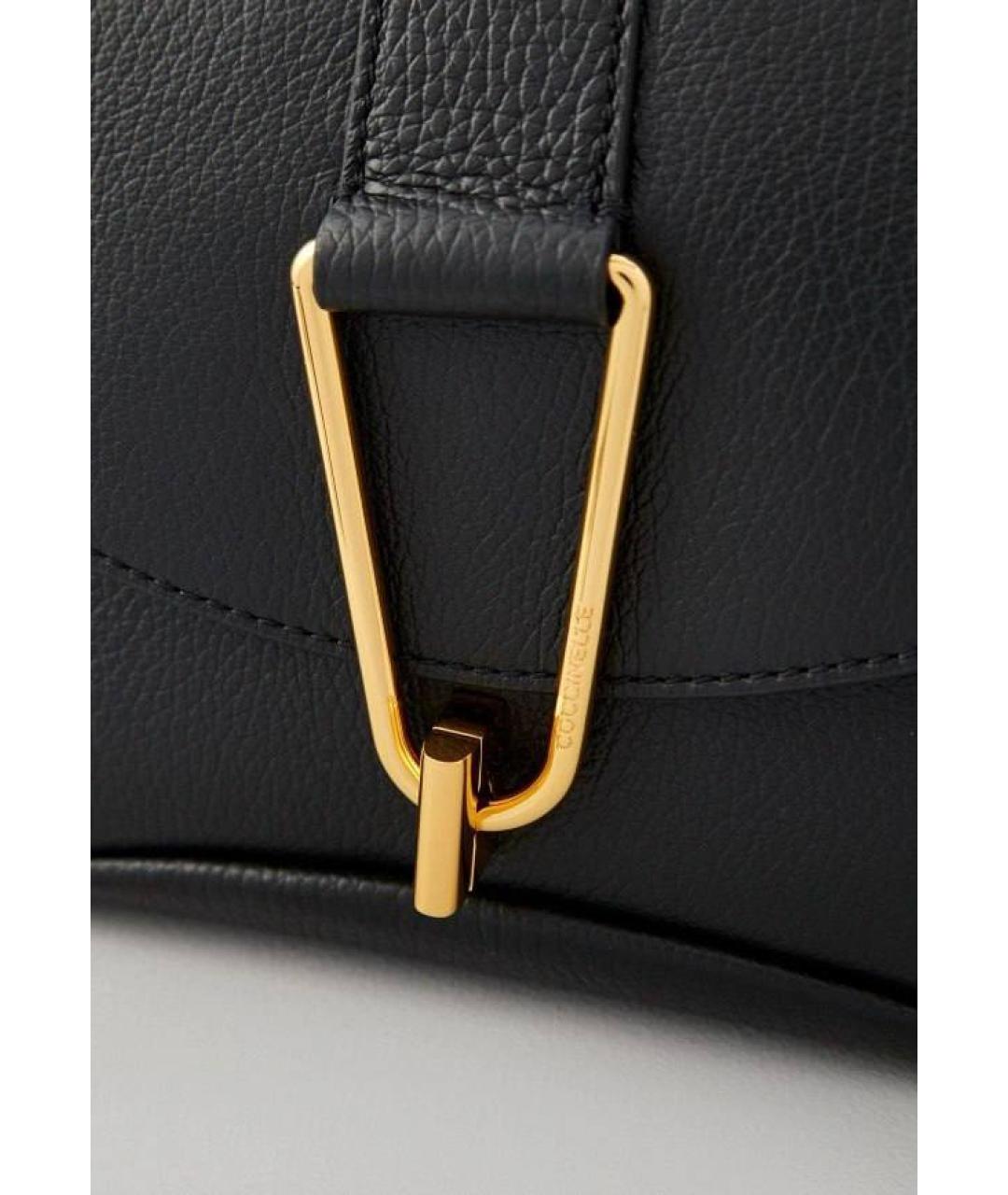 COCCINELLE Черная кожаная сумка через плечо, фото 2