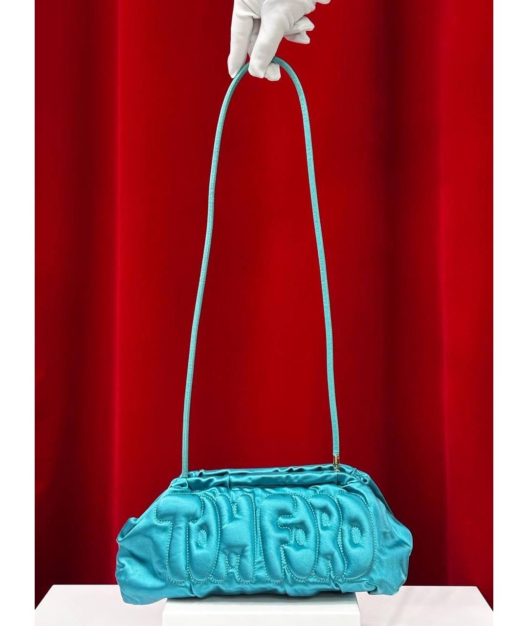 TOM FORD Бирюзовая сумка через плечо, фото 4