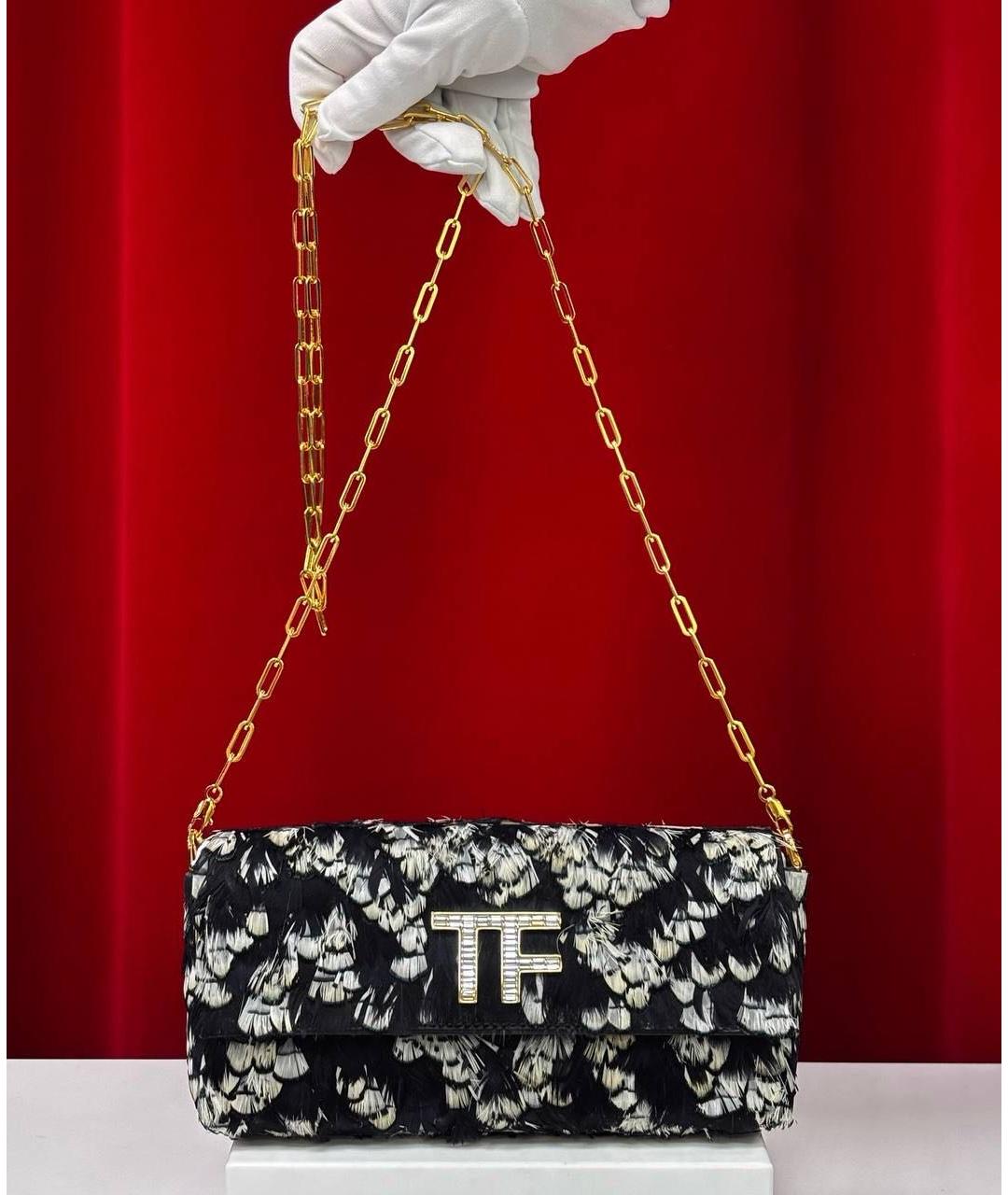 TOM FORD Черная сумка через плечо, фото 4