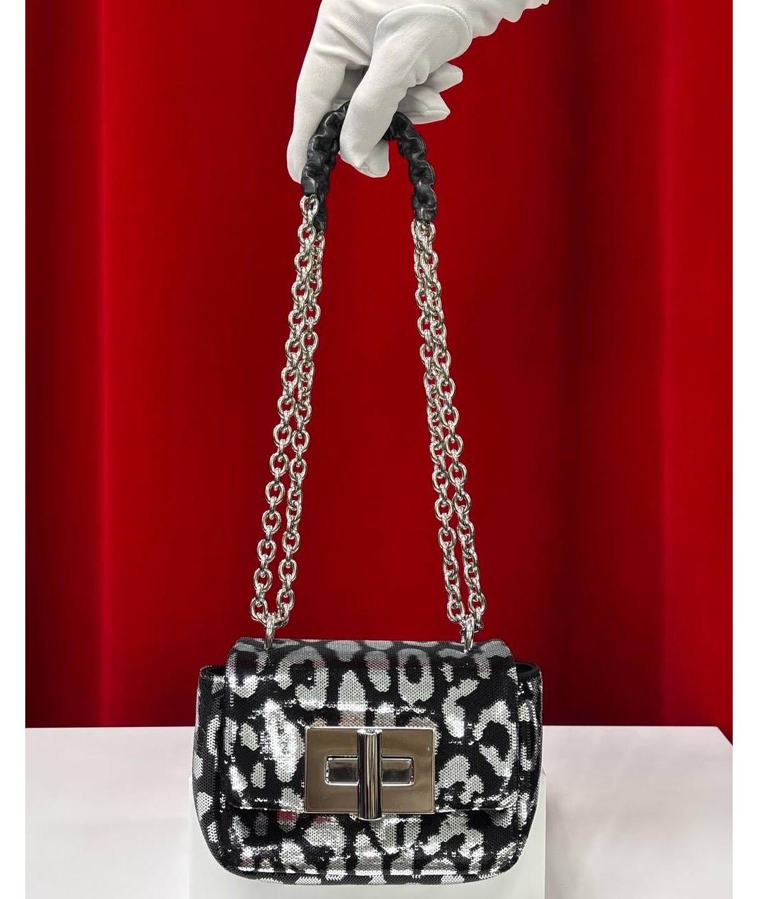 TOM FORD Серебряная сумка через плечо, фото 4