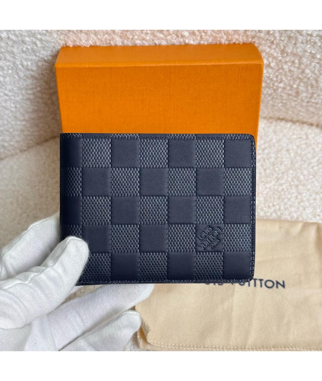 LOUIS VUITTON Темно-синий кошелек, фото 2