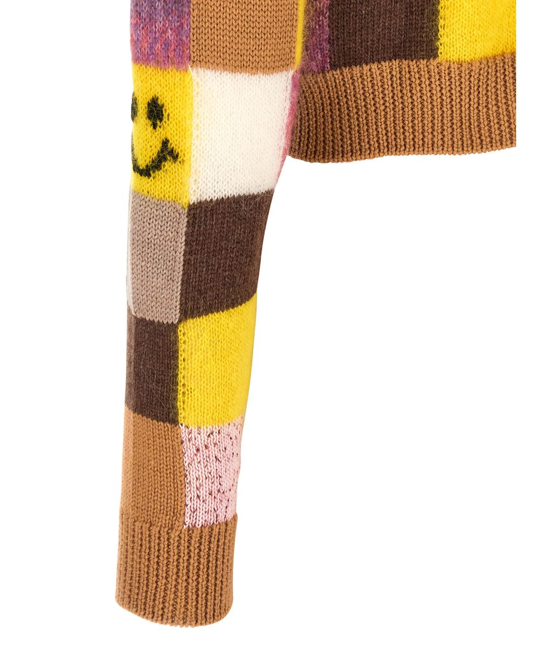 MOSCHINO Мульти шерстяной кардиган, фото 4