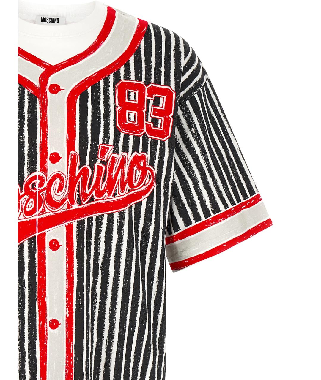 MOSCHINO Мульти хлопковая футболка, фото 3