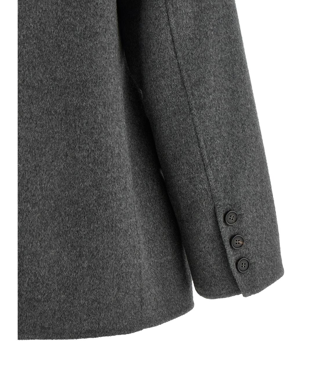 'S MAX MARA Серый шерстяной жакет/пиджак, фото 4