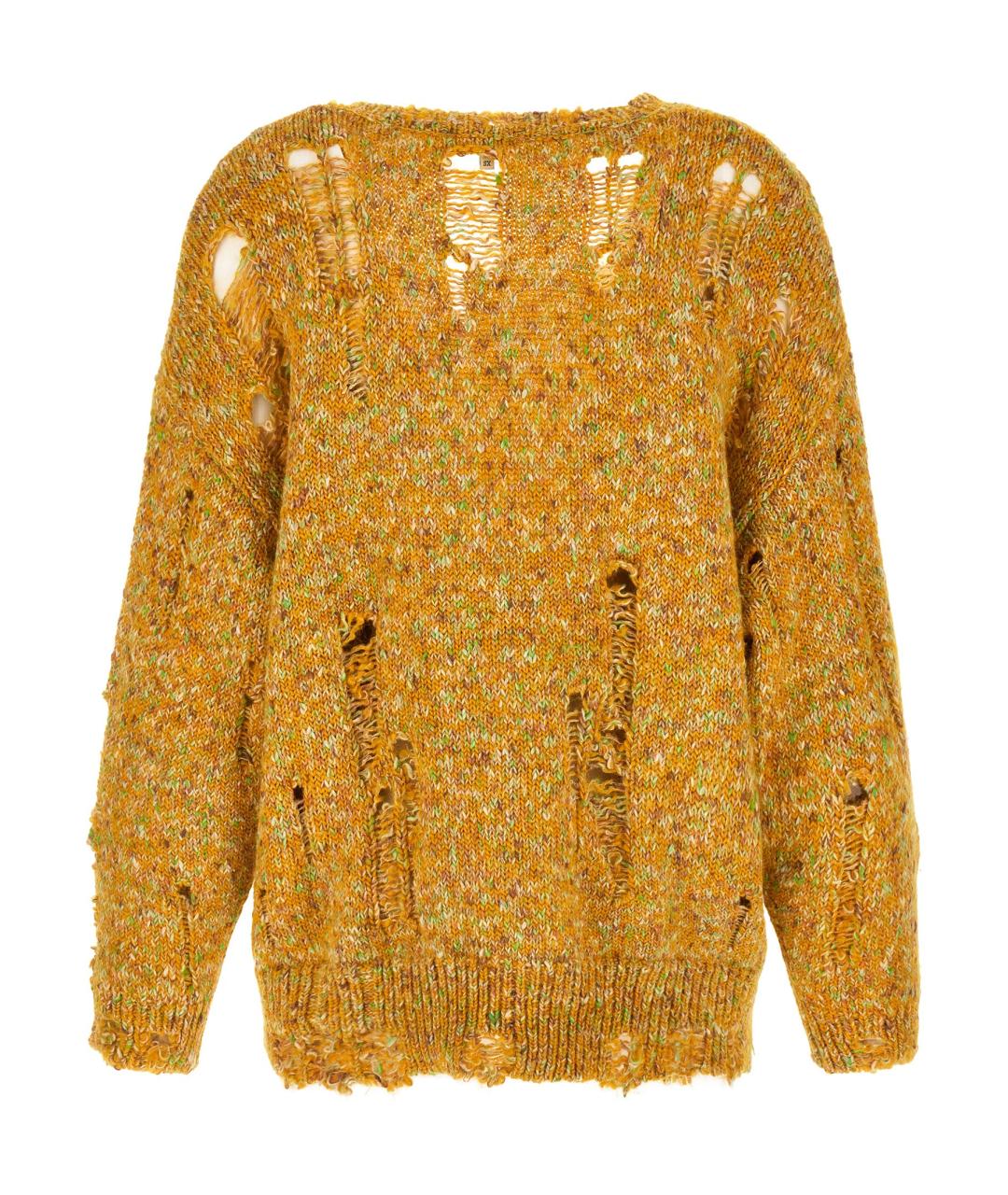 R13 Желтый шерстяной кардиган, фото 2