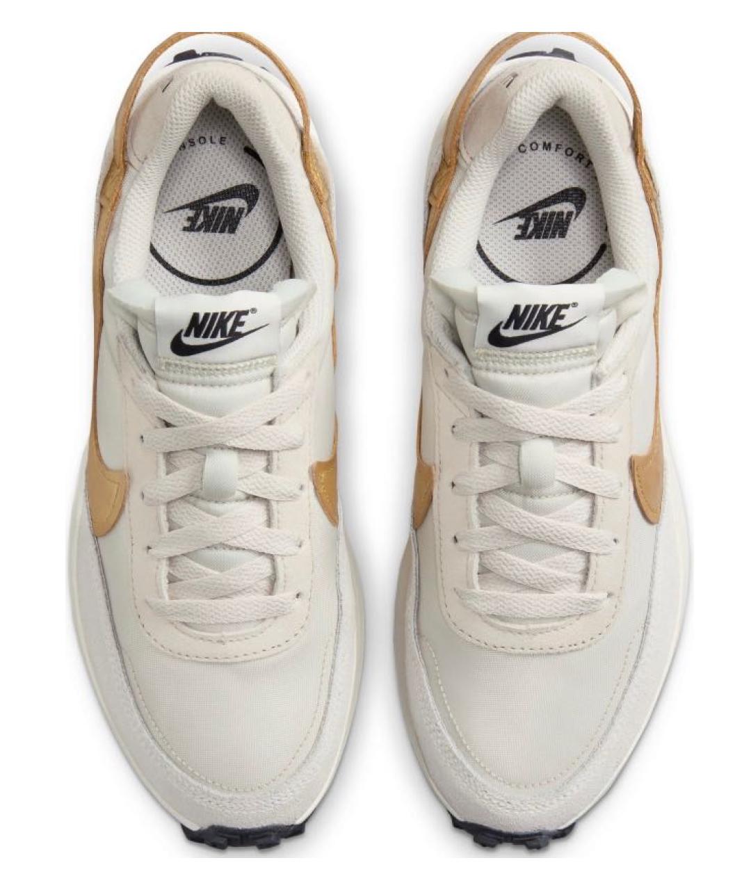 NIKE Бежевые текстильные кроссовки, фото 4