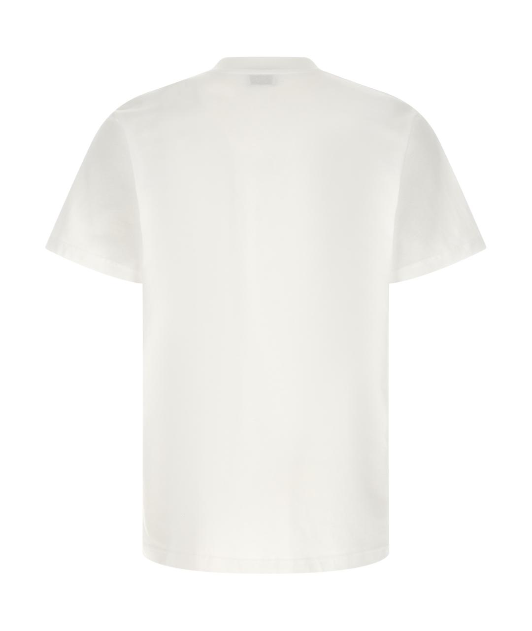 MOSCHINO Белая хлопковая футболка, фото 2