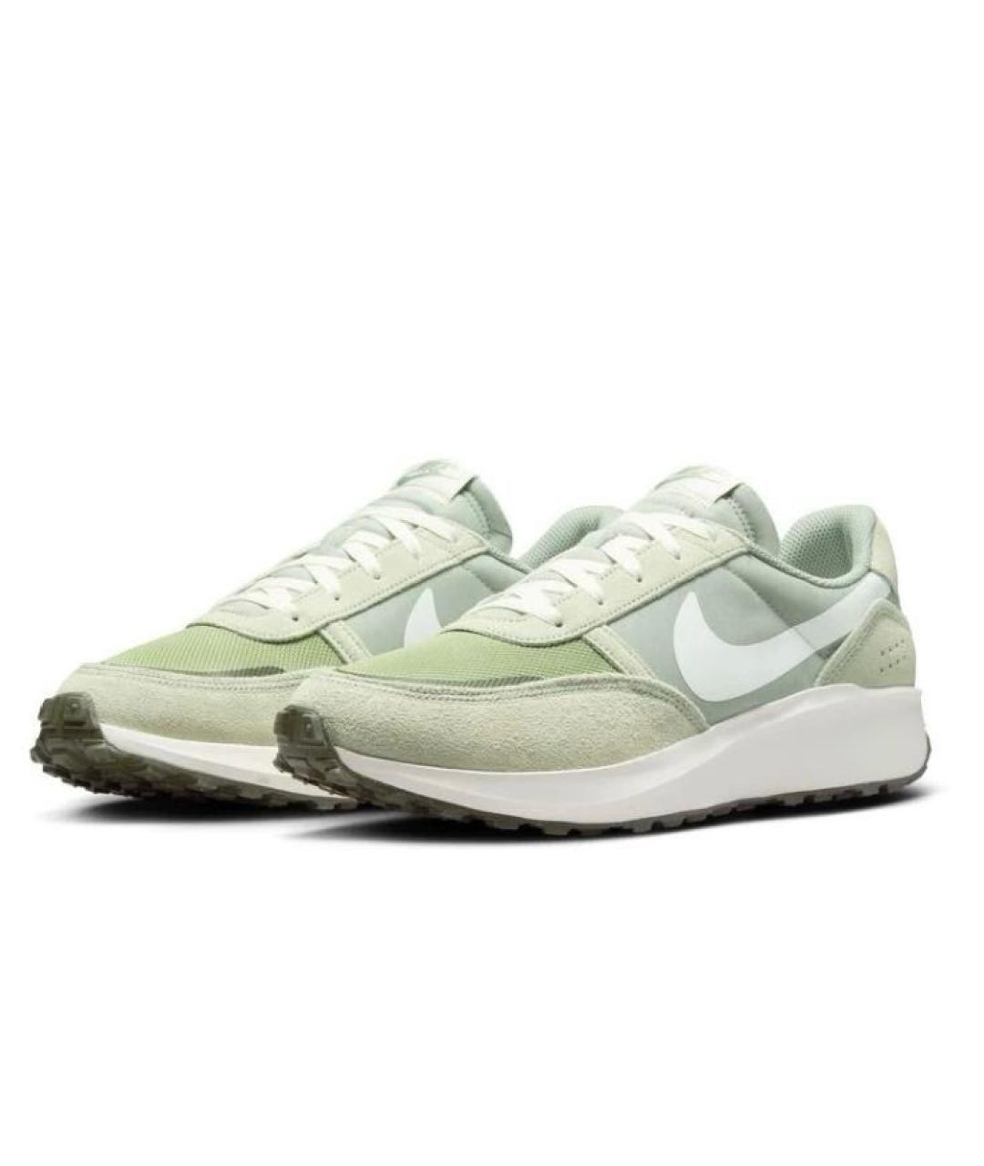 NIKE Зеленые текстильные кроссовки, фото 2