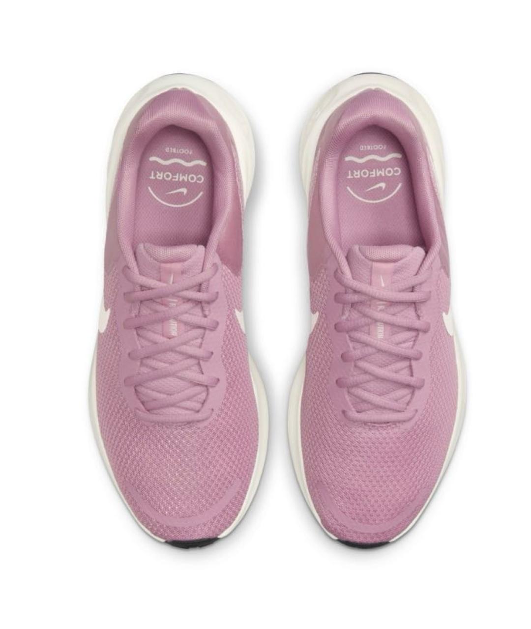 NIKE Розовые текстильные кроссовки, фото 2