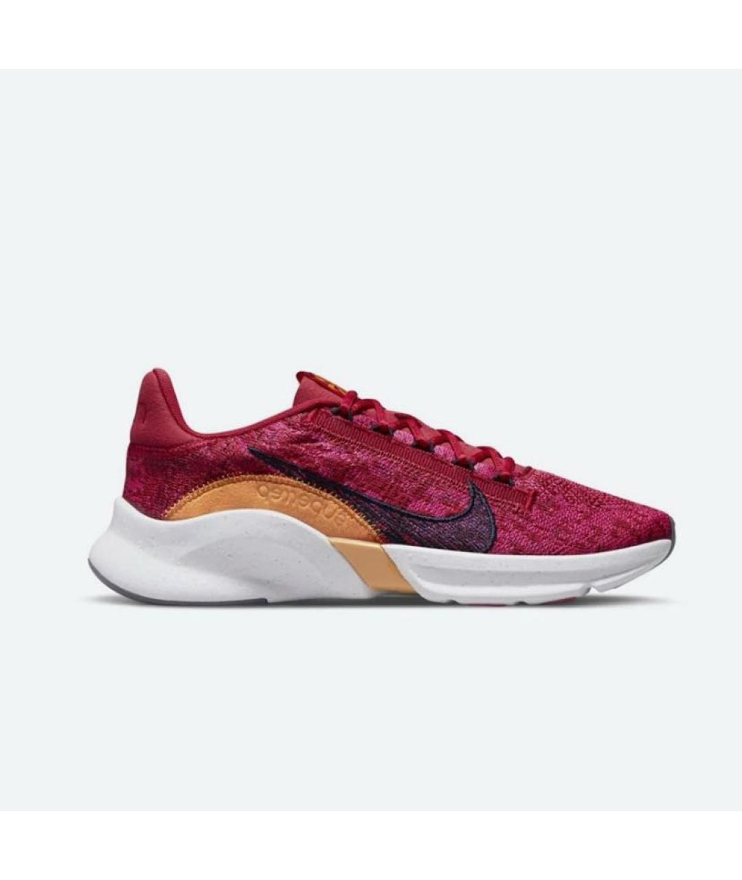 NIKE Бордовые текстильные кроссовки, фото 7
