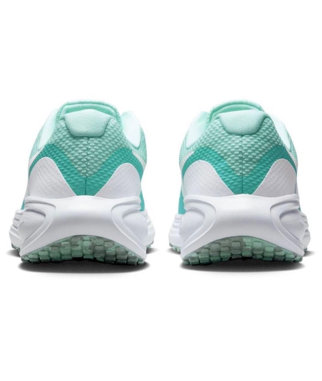 NIKE Бирюзовые текстильные кроссовки, фото 3