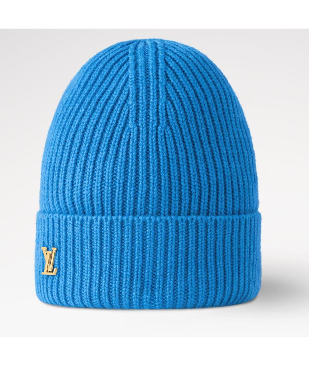 LOUIS VUITTON Голубая шапка, фото 1
