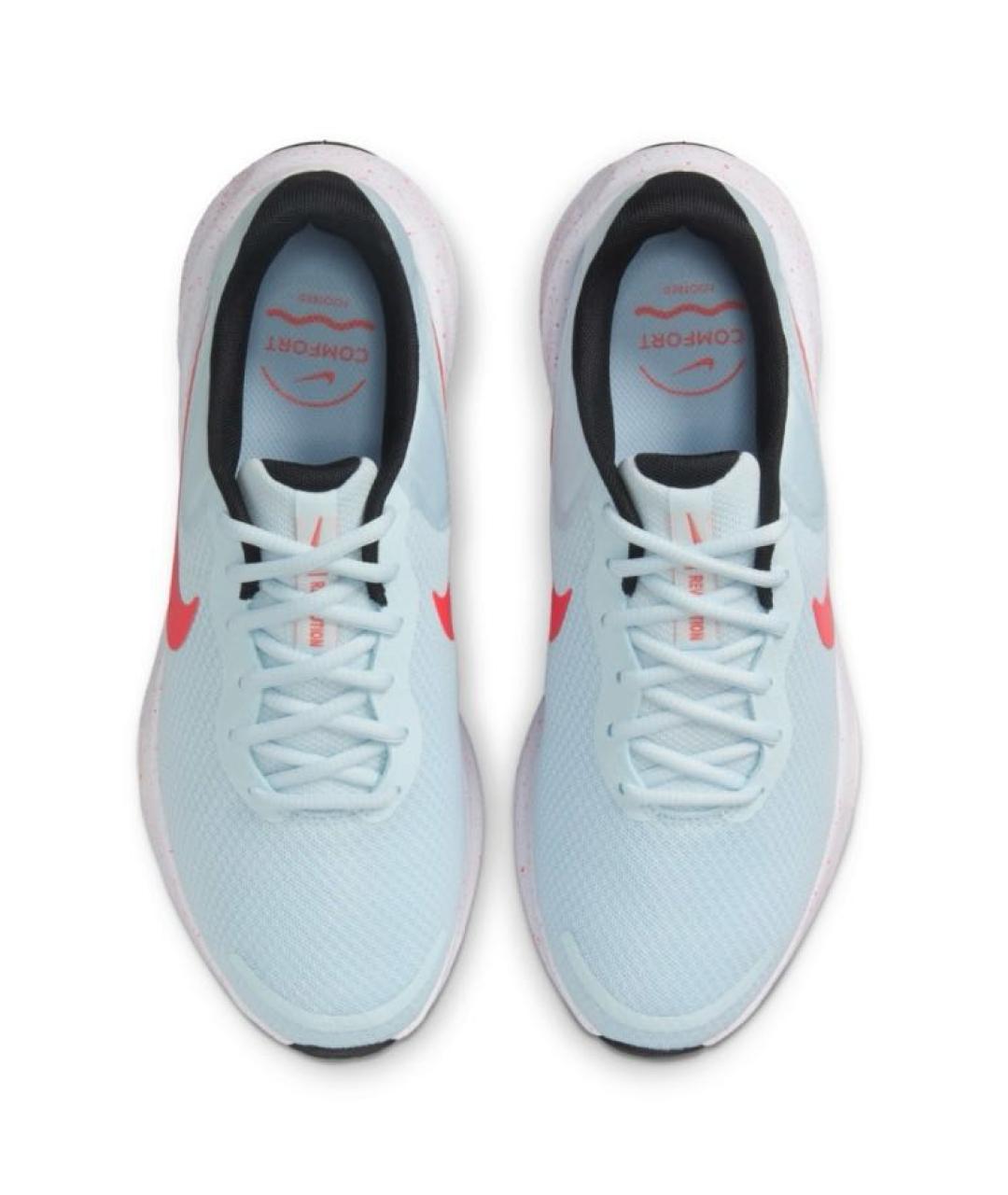 NIKE Голубые текстильные кроссовки, фото 2