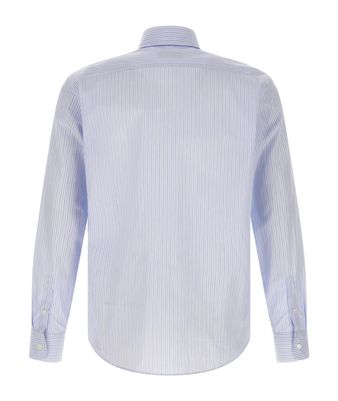 PRADA Голубая хлопковая кэжуал рубашка, фото 2