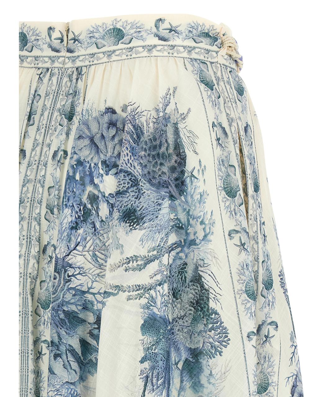 ZIMMERMANN Мульти хлопковая юбка макси, фото 4