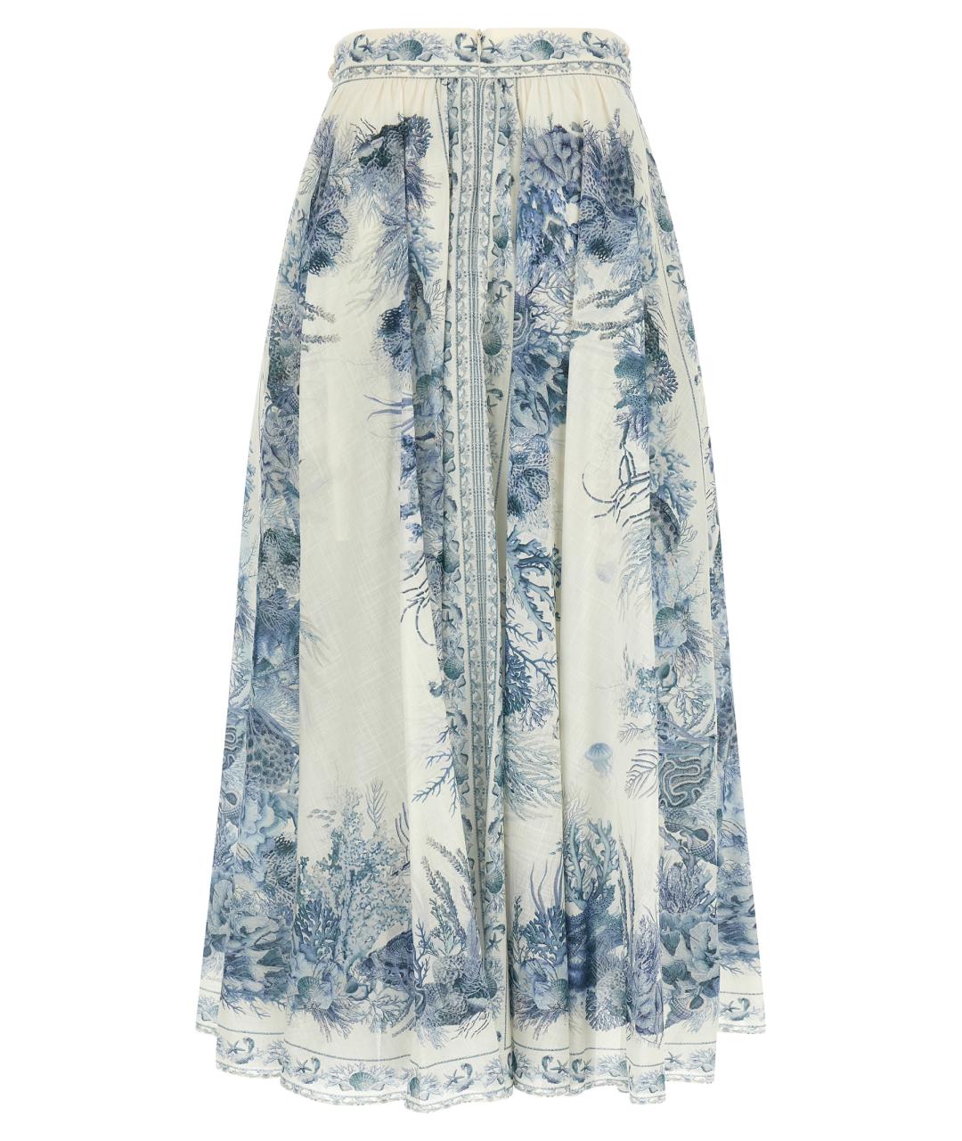 ZIMMERMANN Мульти хлопковая юбка макси, фото 2