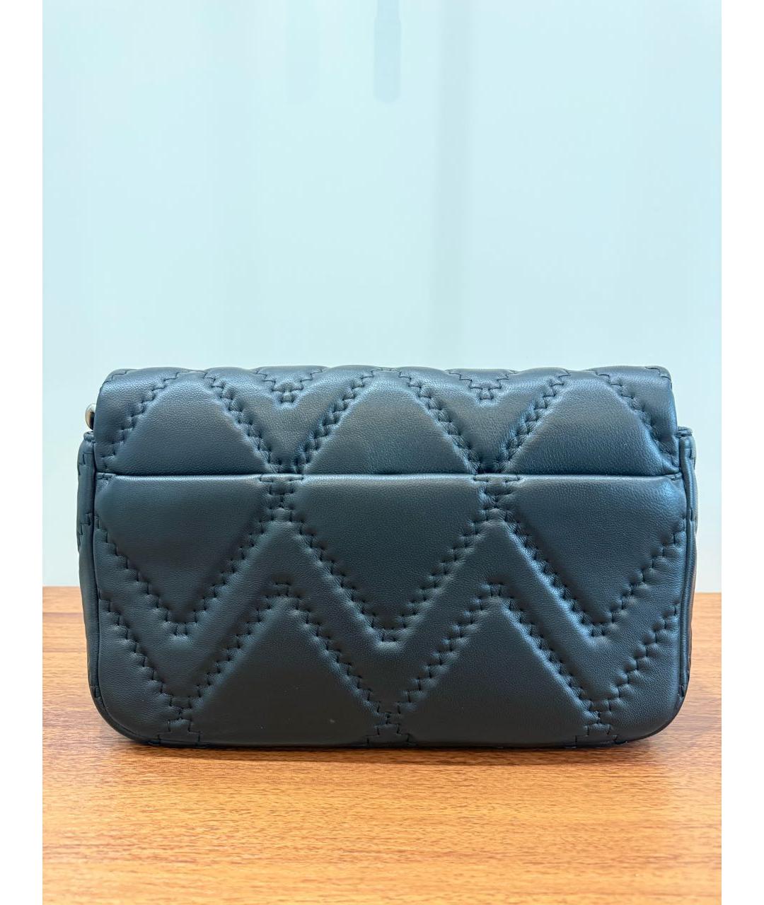 MARC JACOBS Черная кожаная сумка через плечо, фото 3