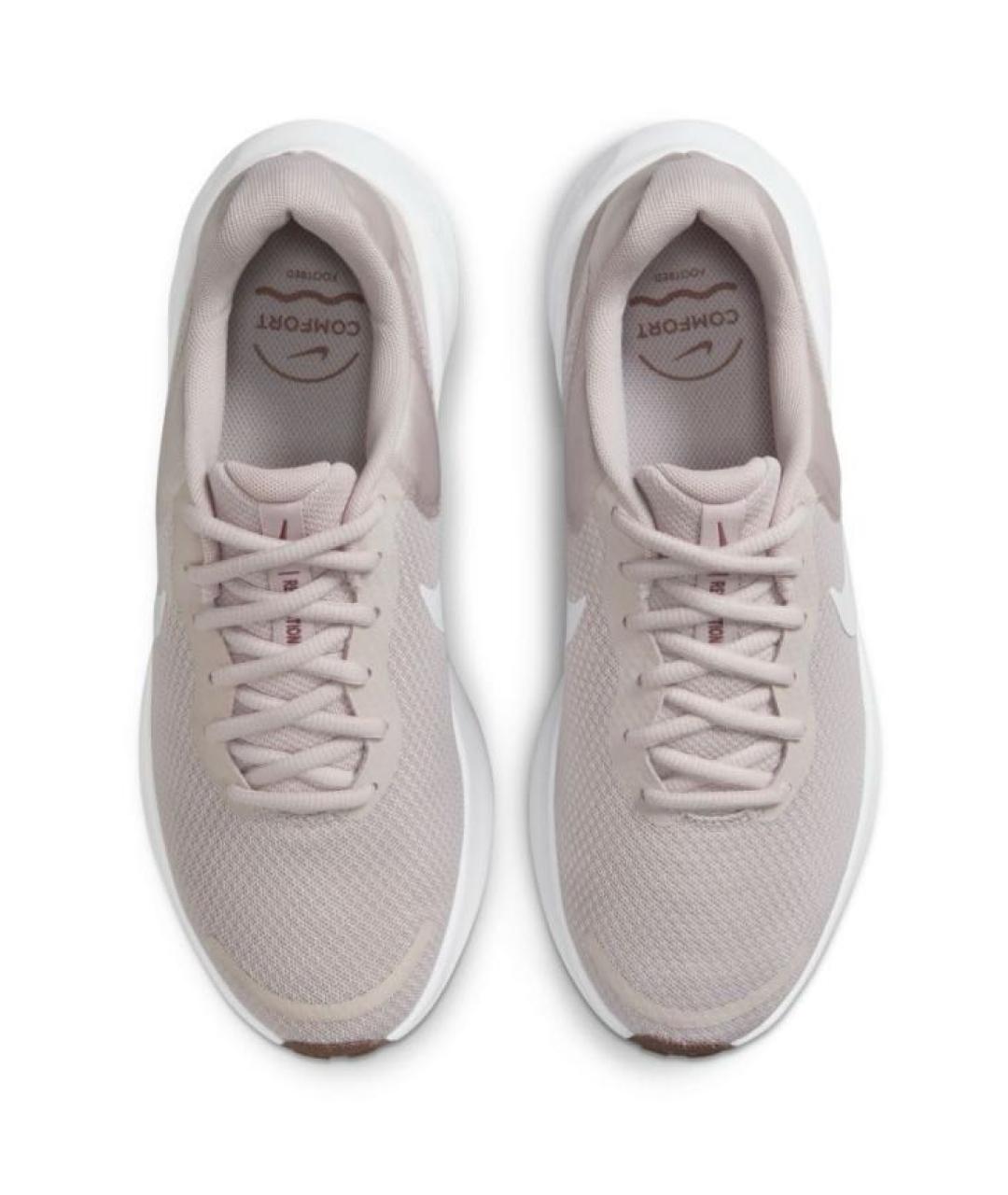 NIKE Розовые текстильные кроссовки, фото 2