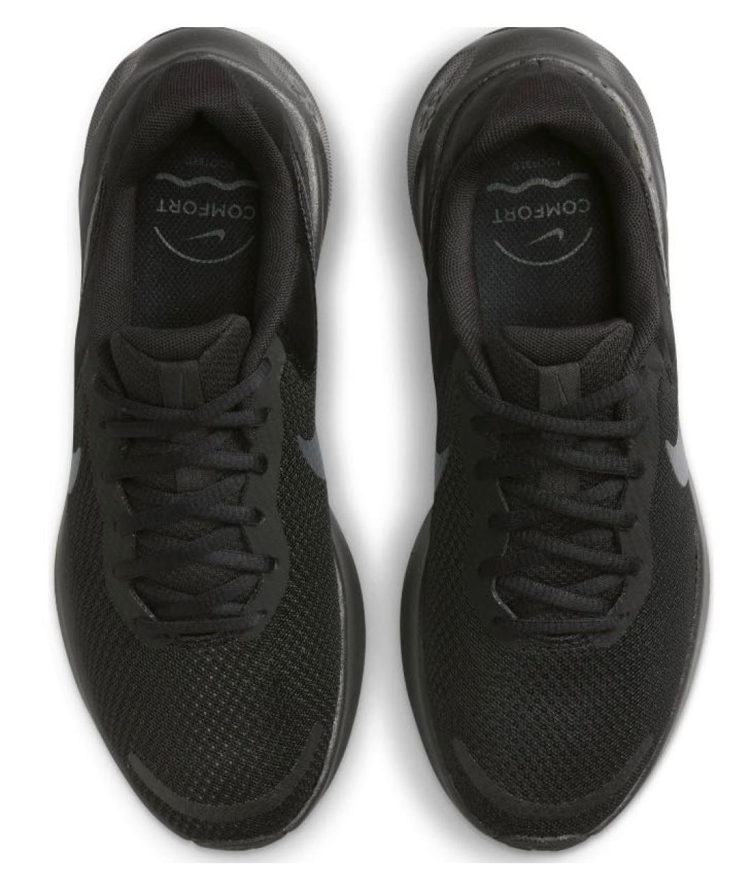 NIKE Черные текстильные кроссовки, фото 4