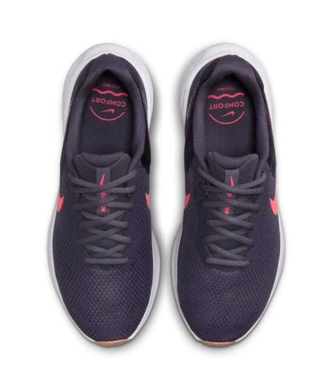 NIKE Фиолетовые текстильные кроссовки, фото 4