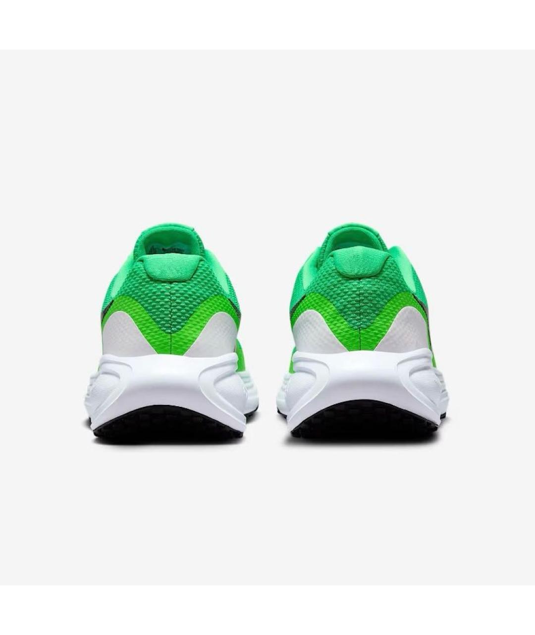 NIKE Зеленые текстильные кроссовки, фото 4