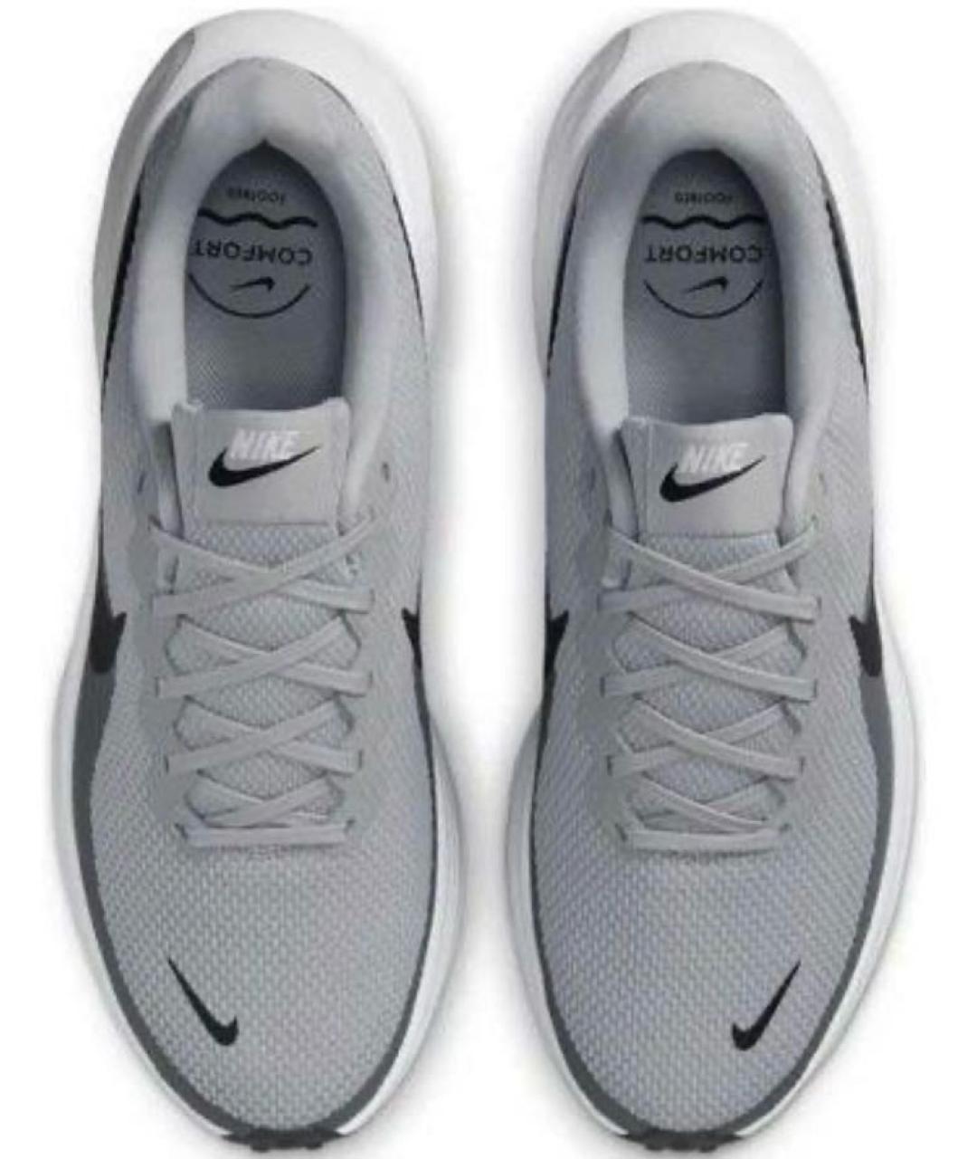 NIKE Серые текстильные кроссовки, фото 4