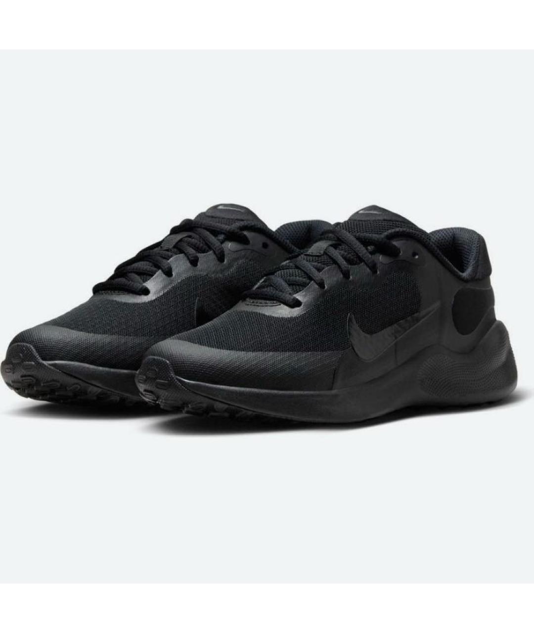 NIKE Черные текстильные кроссовки, фото 2