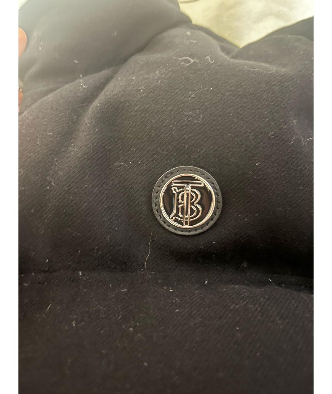 BURBERRY Черный шерстяной жилет, фото 3