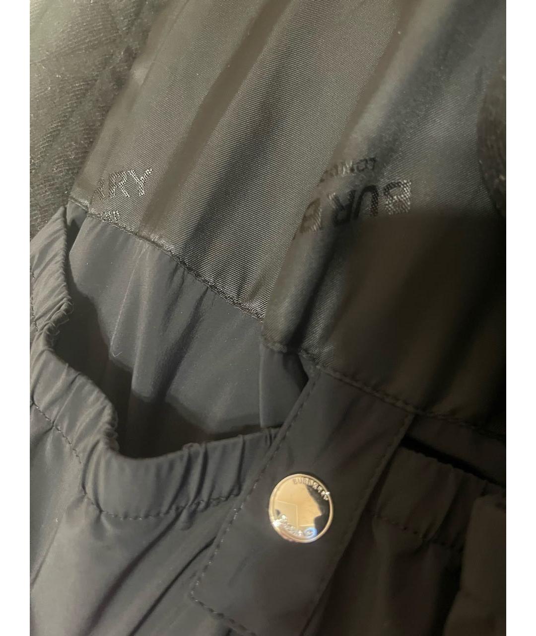 BURBERRY Черный шерстяной жилет, фото 8