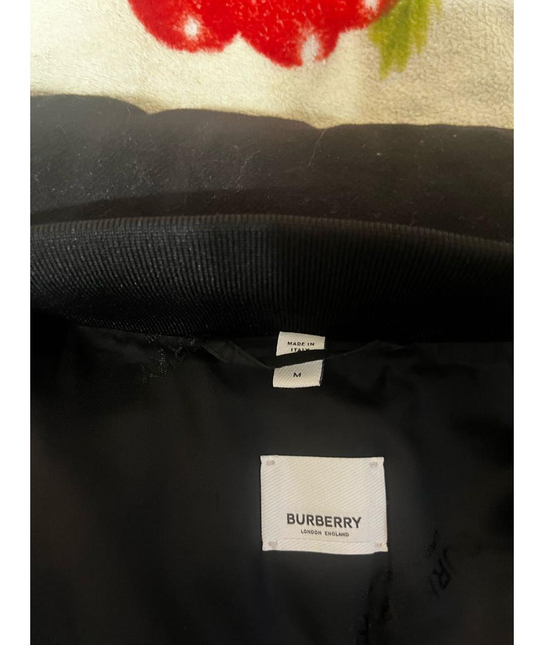 BURBERRY Черный шерстяной жилет, фото 7