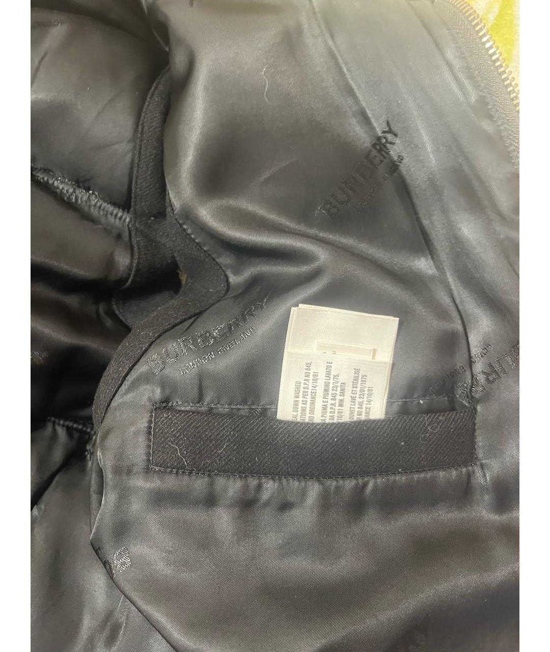 BURBERRY Черный шерстяной жилет, фото 5