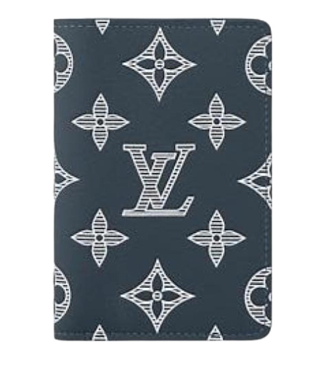 LOUIS VUITTON Темно-синий кардхолдер, фото 1