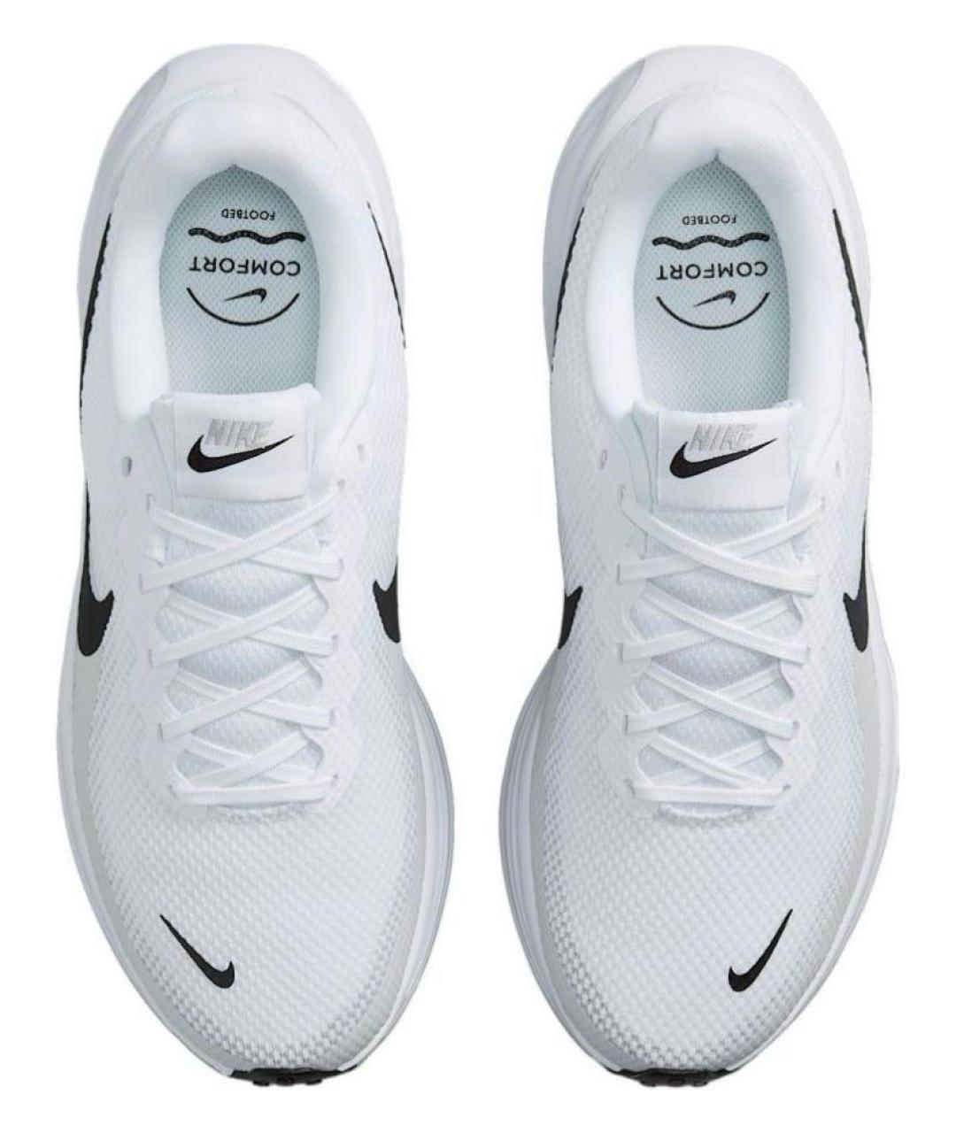 NIKE Белые текстильные кроссовки, фото 2