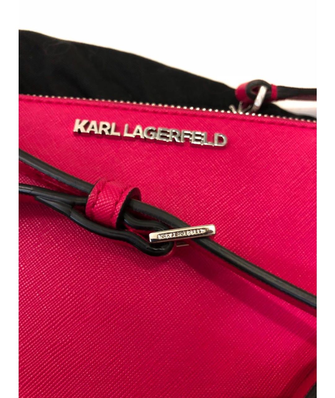 KARL LAGERFELD Фуксия сумка тоут из искусственной кожи, фото 8