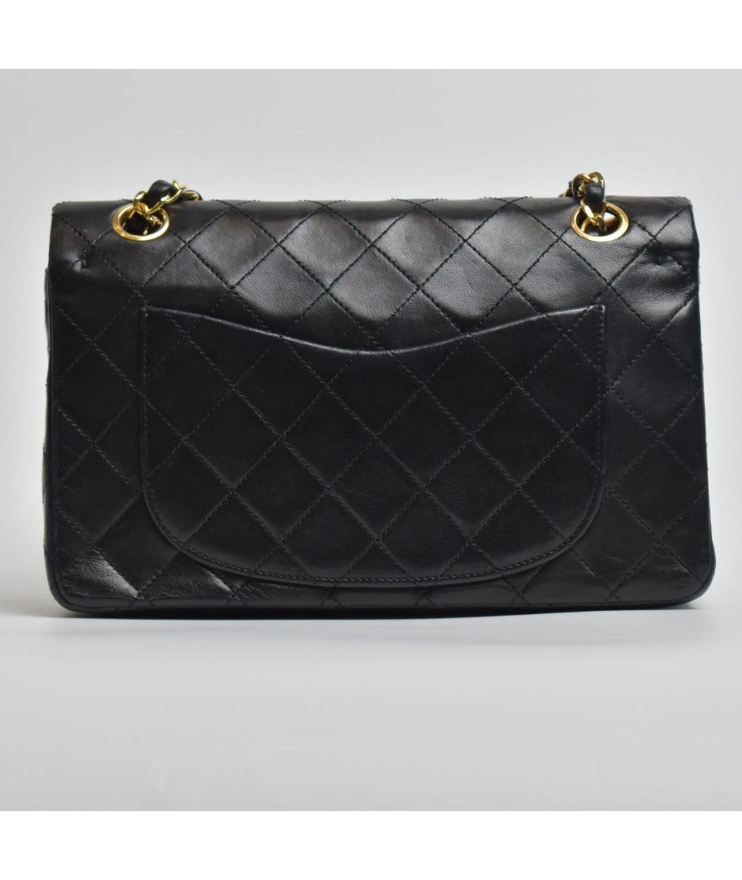 CHANEL Черная кожаная сумка через плечо, фото 3