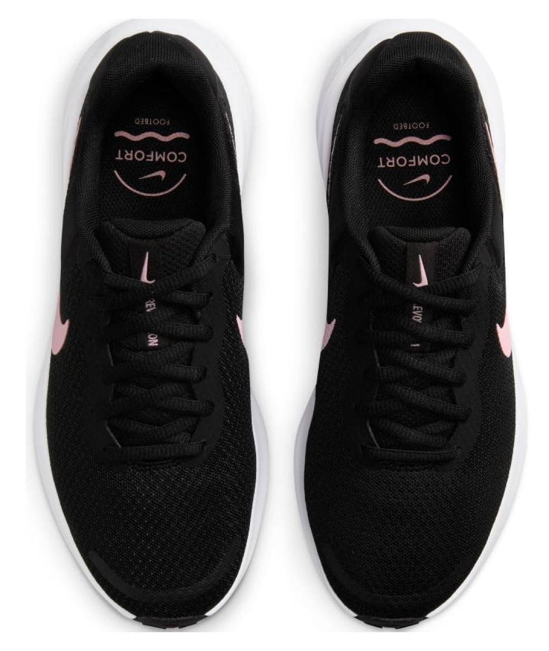 NIKE Черные текстильные кроссовки, фото 4