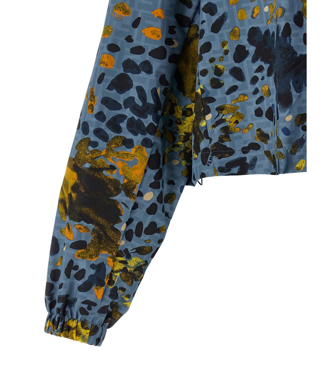 FENDI Мульти полиэстеровая куртка, фото 5