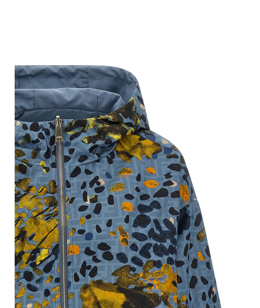 FENDI Мульти полиэстеровая куртка, фото 4