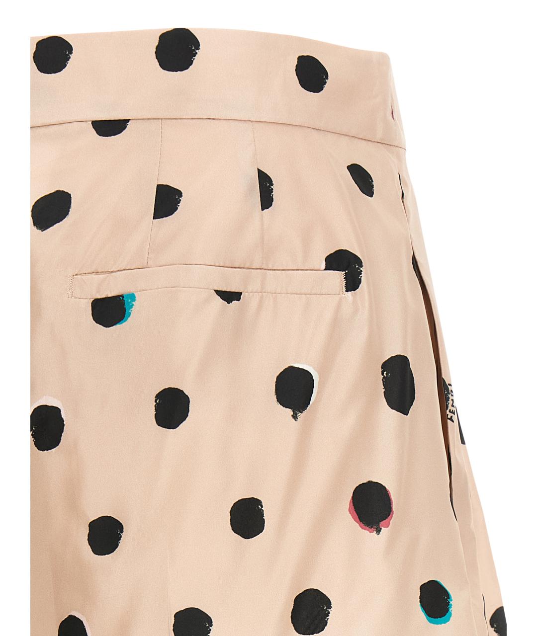 FENDI Розовые шелковые шорты, фото 4