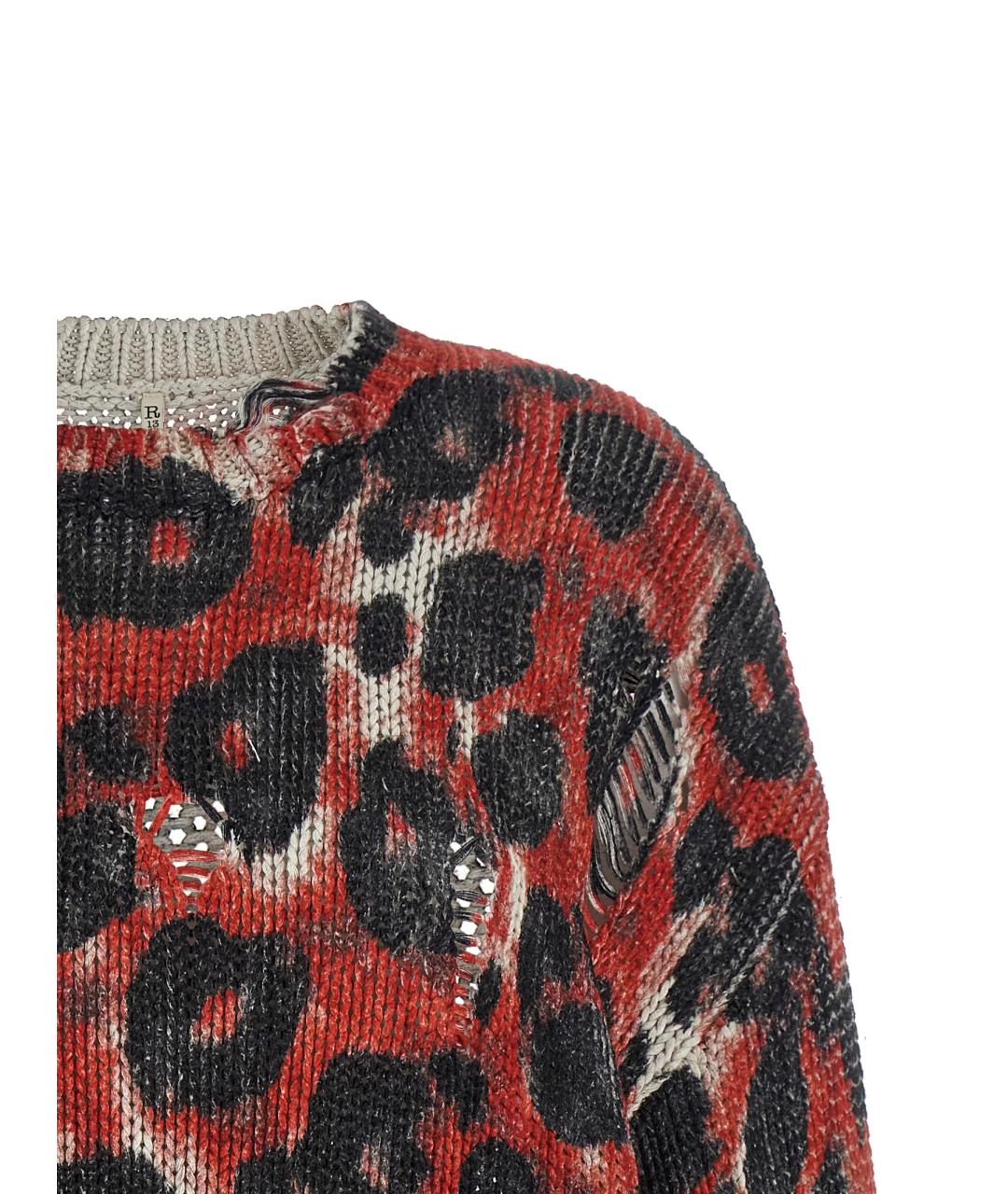 R13 Мульти хлопковый джемпер / свитер, фото 3