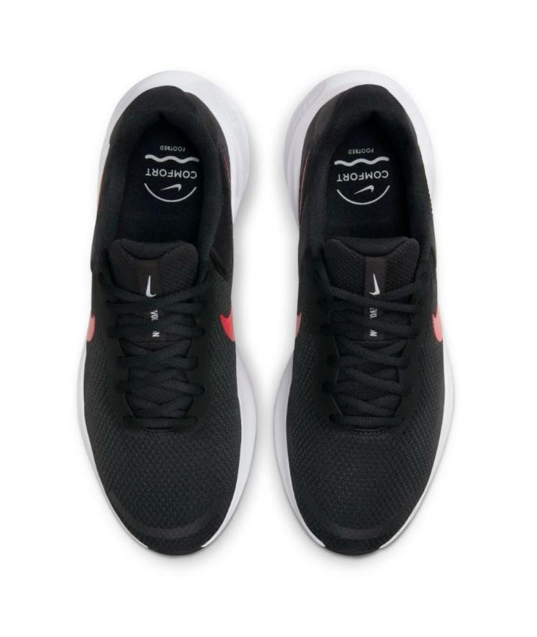 NIKE Черные текстильные кроссовки, фото 4