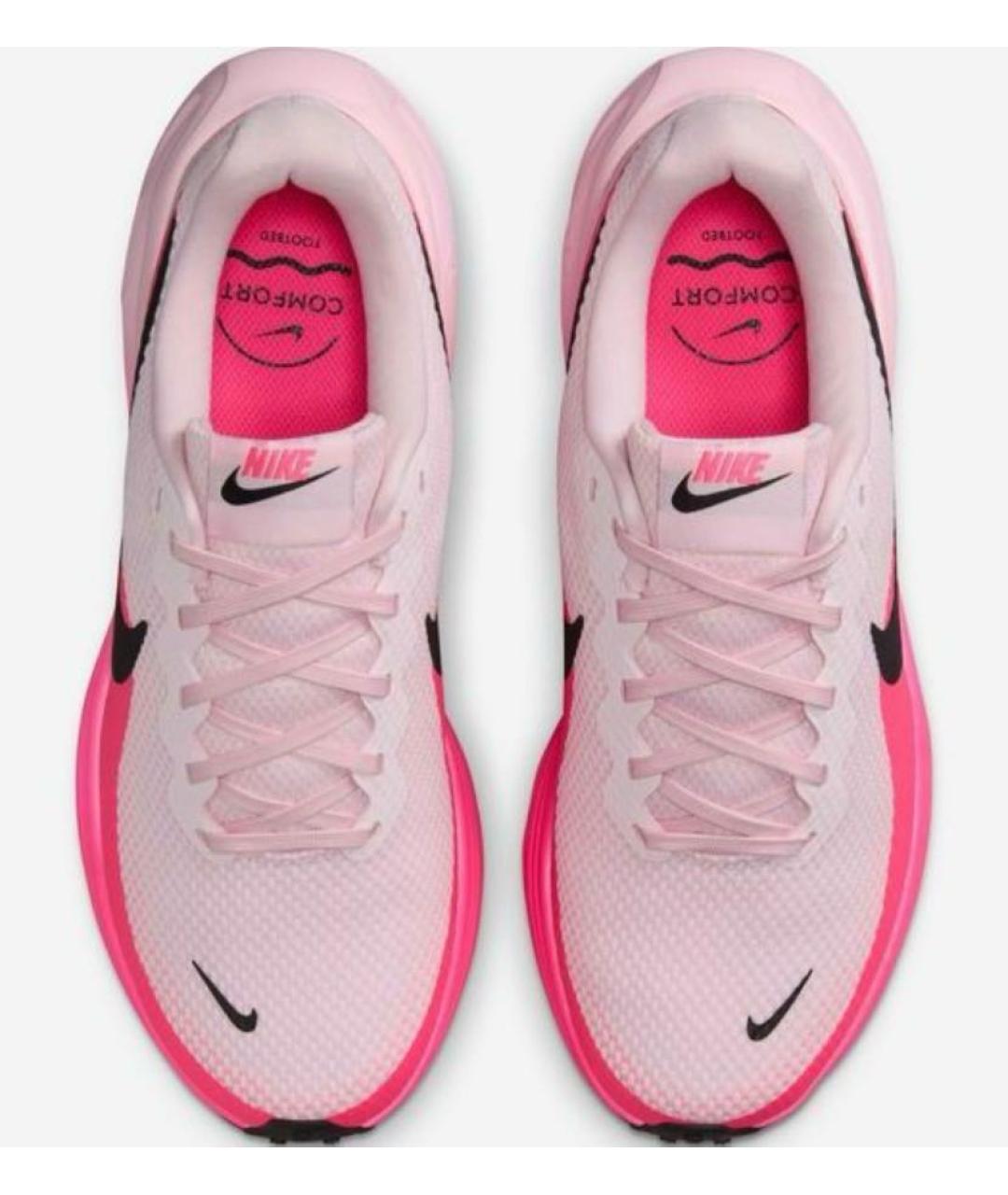 NIKE Фуксия текстильные кроссовки, фото 2