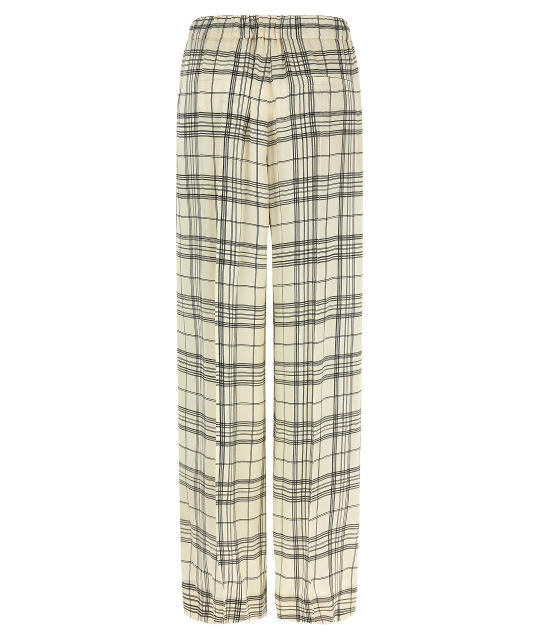 JIL SANDER Мульти вискозные прямые брюки, фото 2