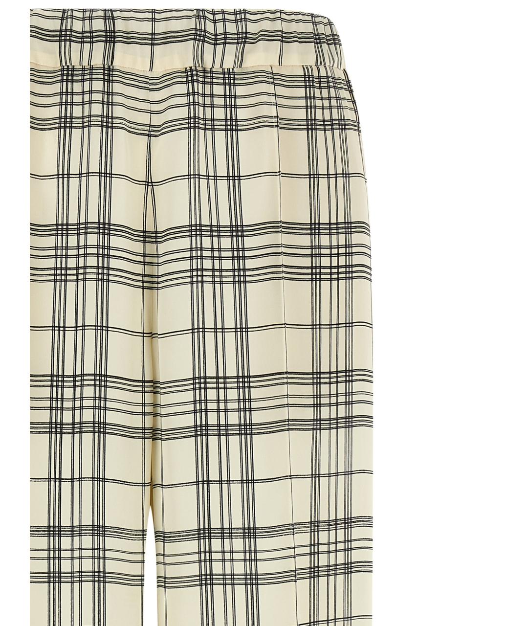 JIL SANDER Мульти вискозные прямые брюки, фото 3