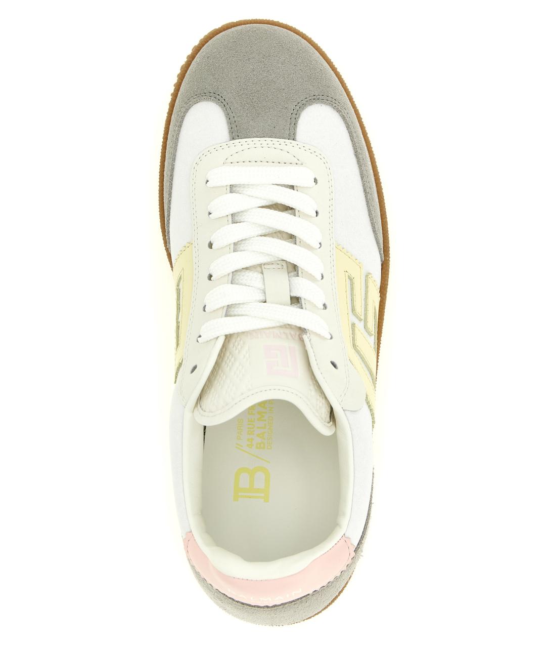 BALMAIN Мульти кожаные кеды, фото 4