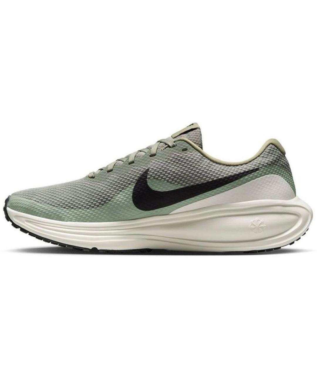 NIKE Зеленые текстильные кроссовки, фото 5